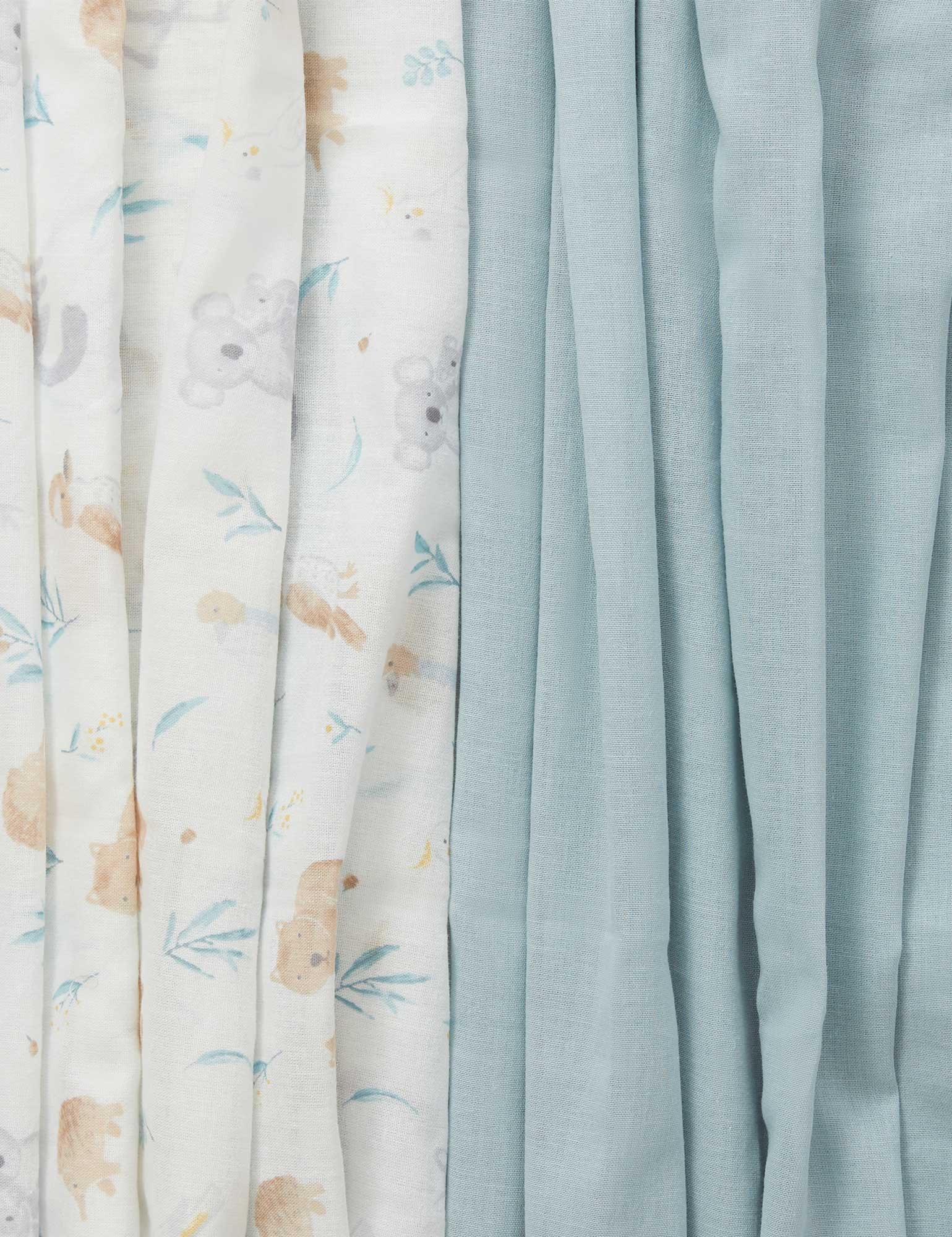 Muslin Wrap Hamper - Eucalyptus Friends Pack