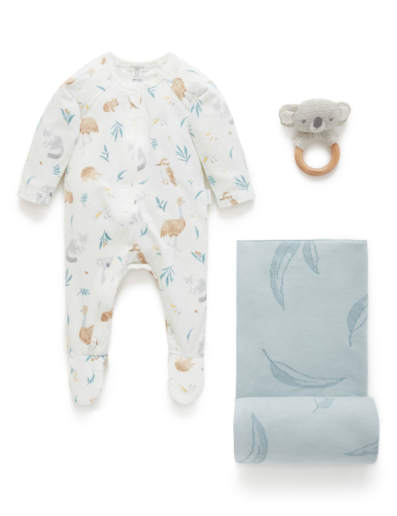 Blanket Hamper - Eucalyptus Friends Pack