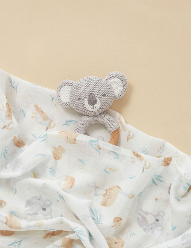 Wrap & Rattle Hamper - Eucalyptus Friends Pack
