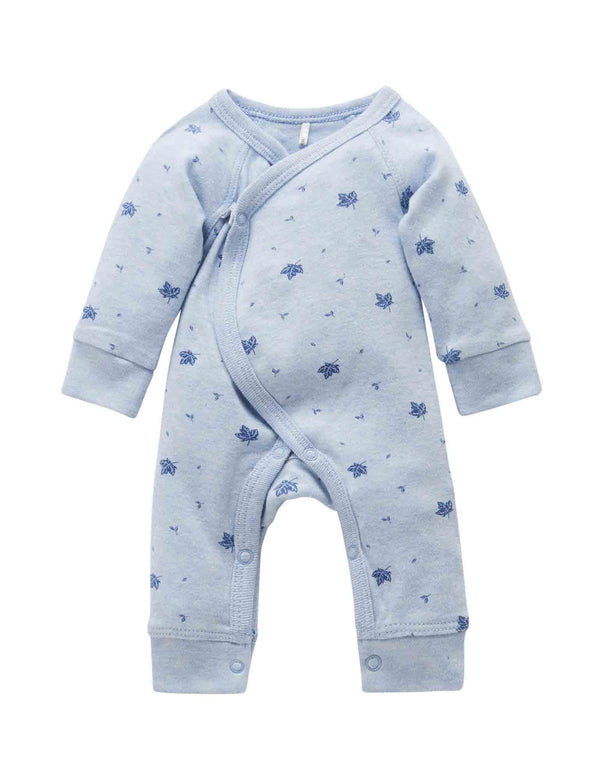 Premi Crossover LS Growsuit - Pale Blue Leaf