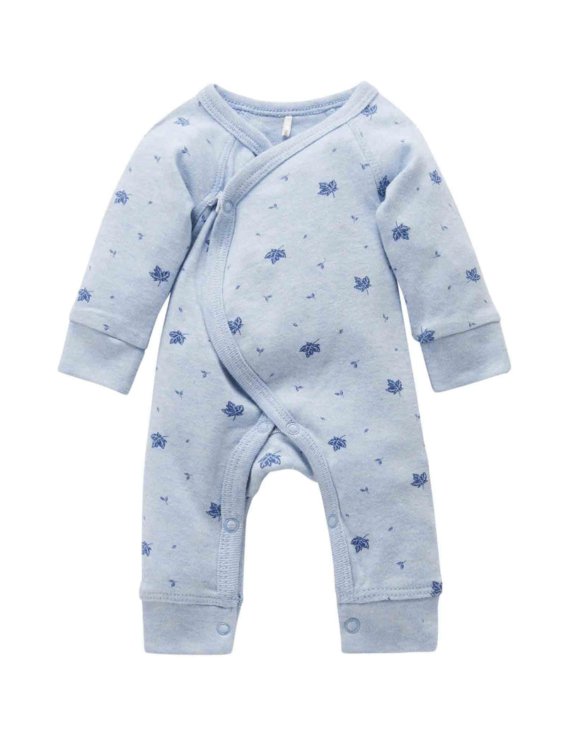 Premi Crossover LS Growsuit - Pale Blue Leaf