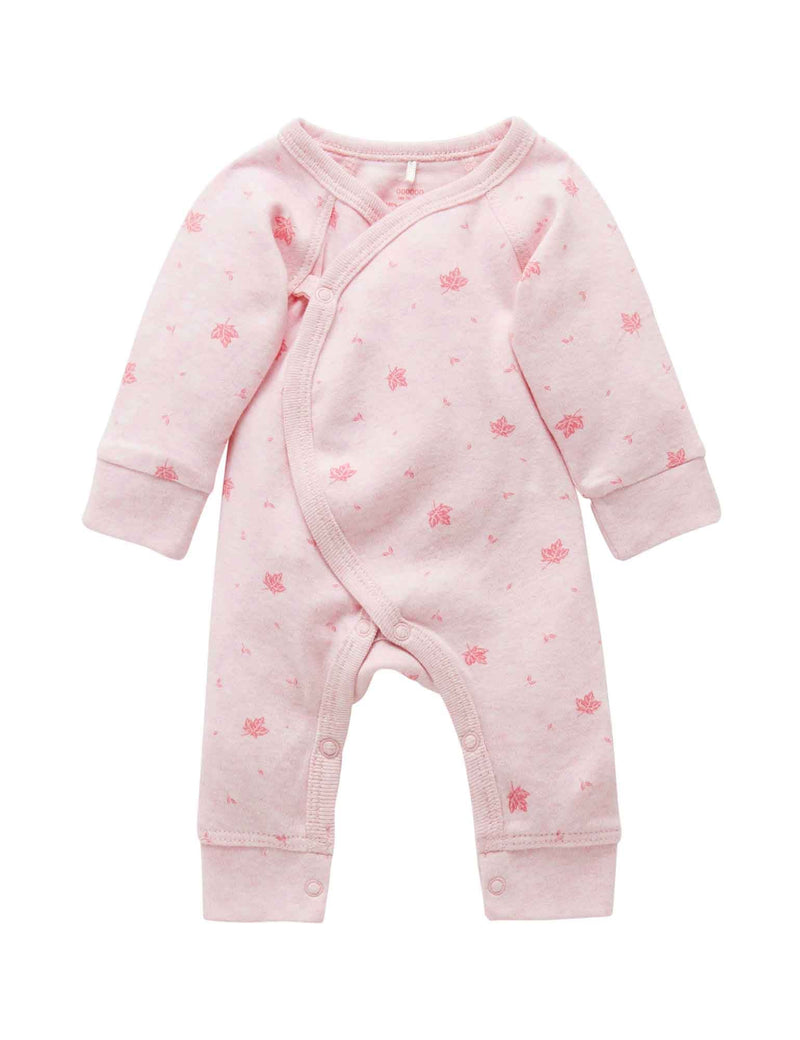 Premi Crossover LS Growsuit - Pale Pink Leaf