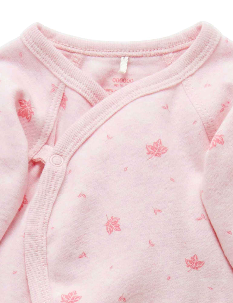 Premi Crossover LS Growsuit - Pale Pink Leaf