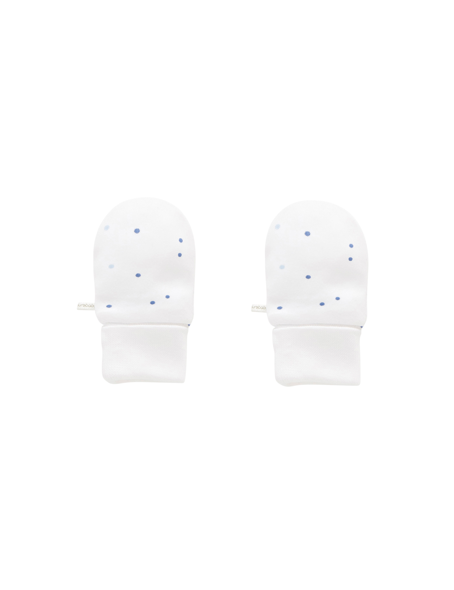 Premi Mittens - Pale Blue Spot