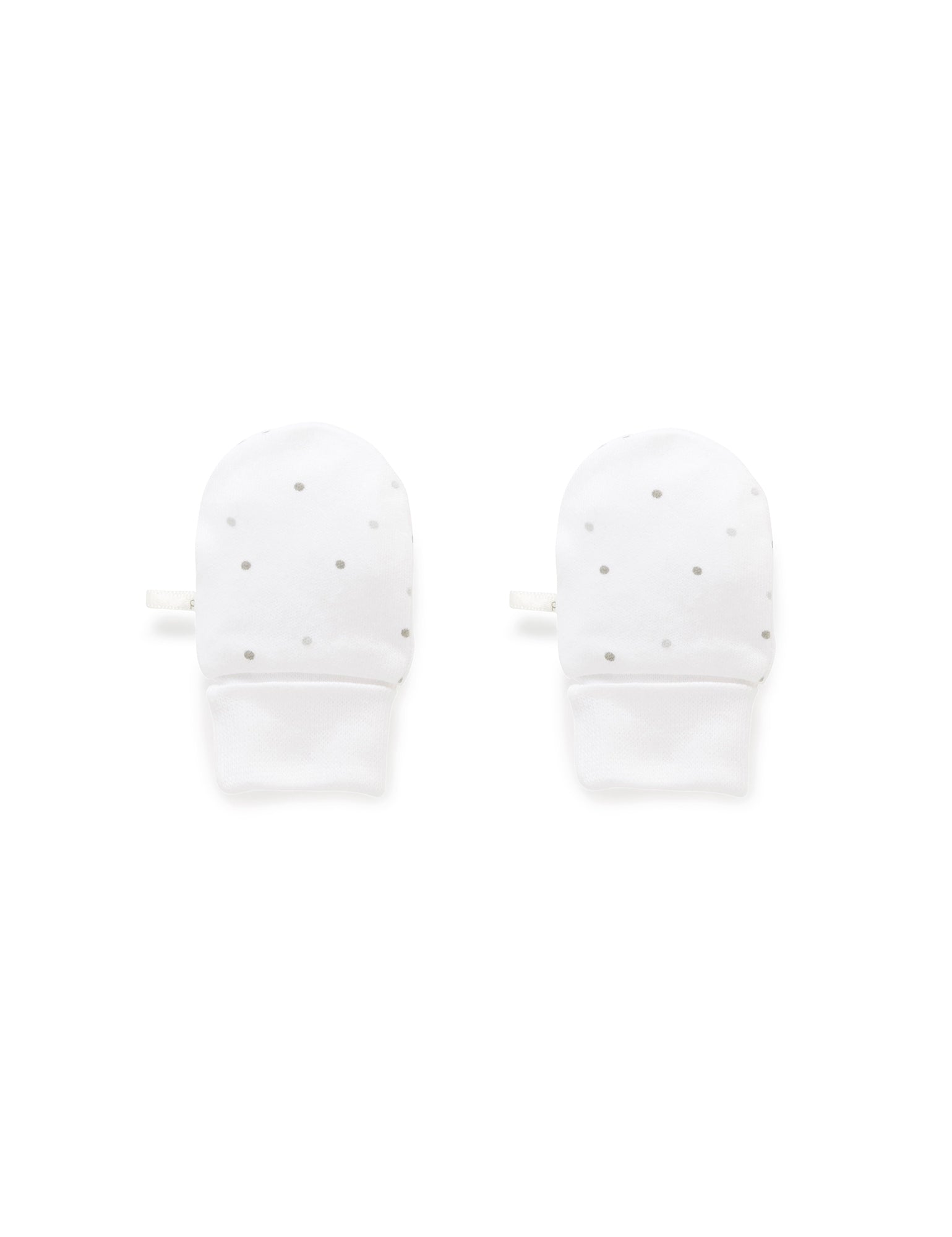 Premi Mittens - Pale Grey Spot