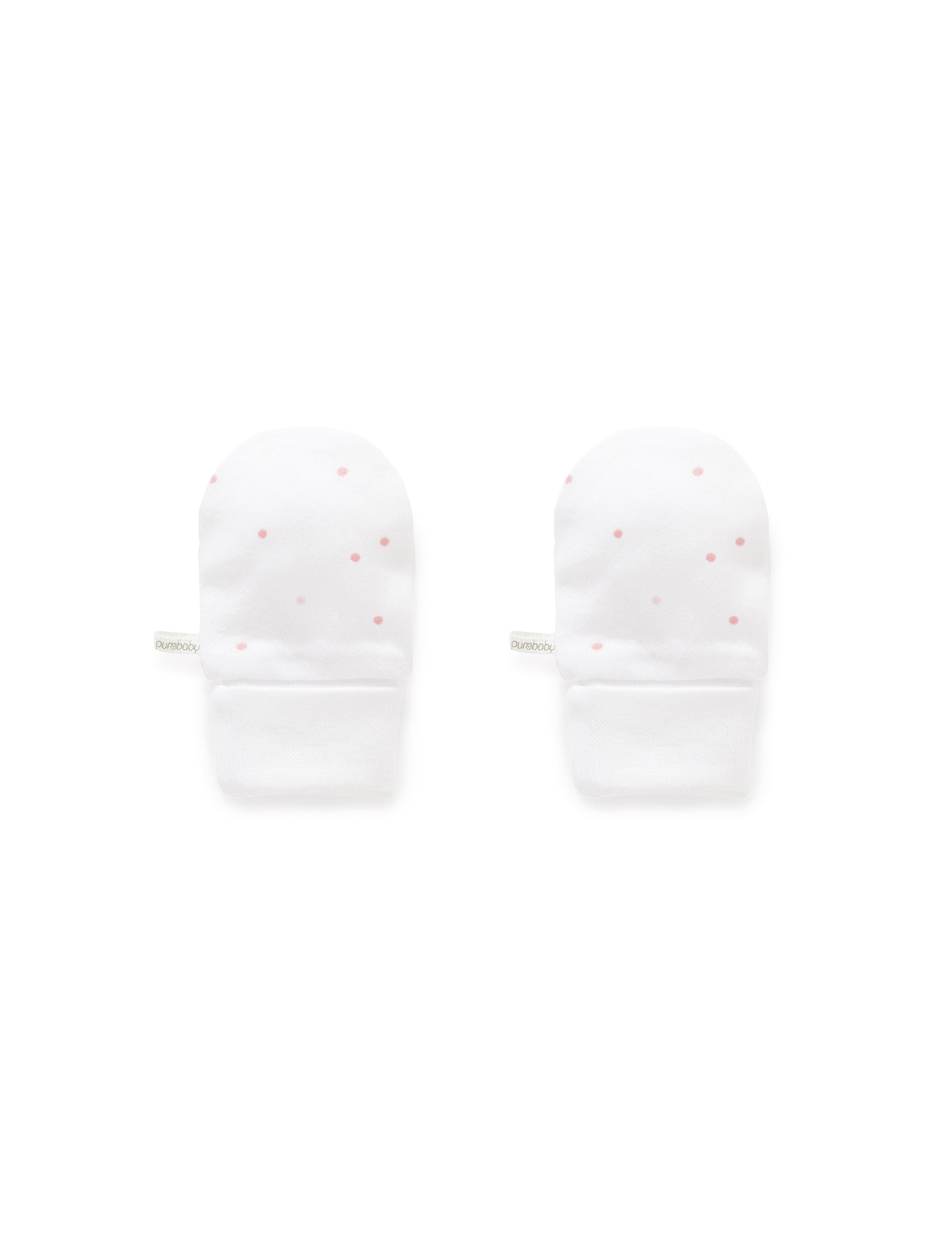 Premi Mittens - Pale Pink Spot