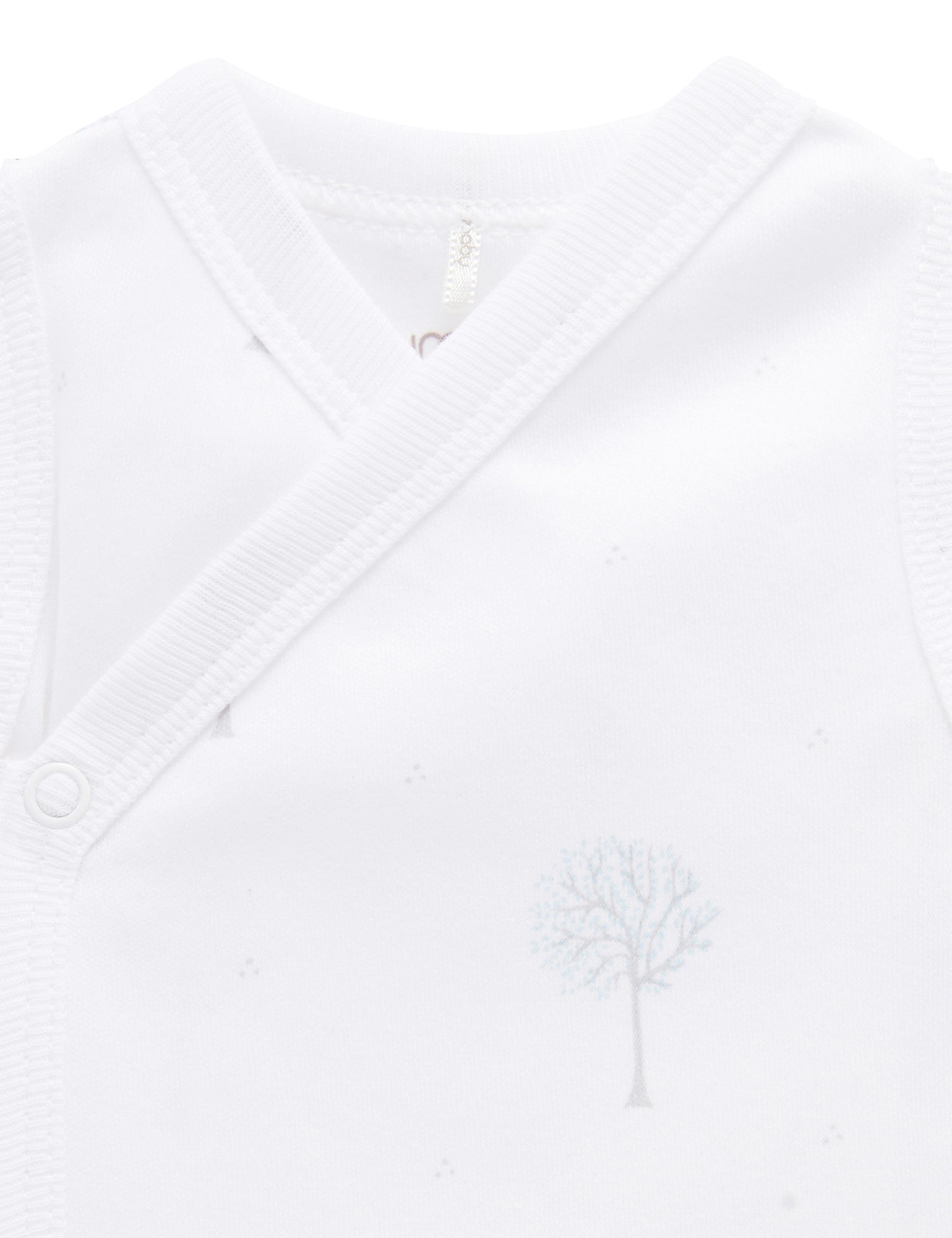 Cross Over Singlet - Pale Blue Tree