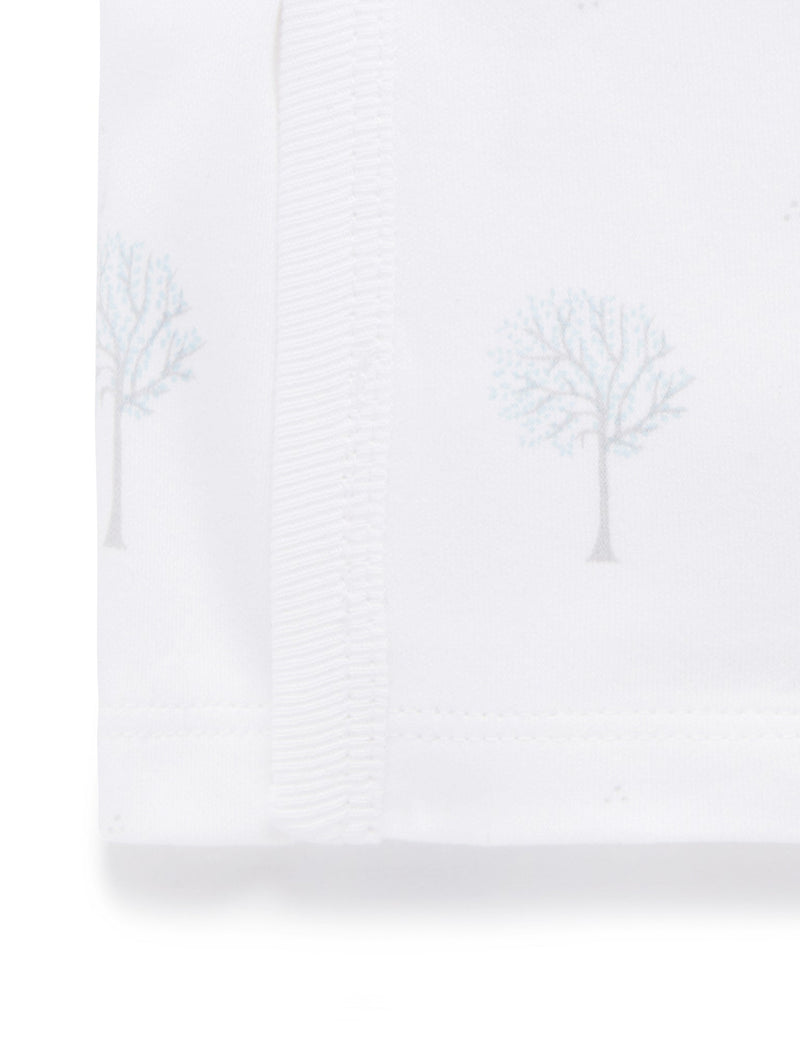 Cross Over Singlet - Pale Blue Tree