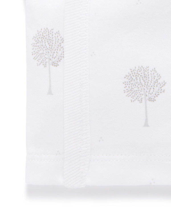 Cross Over Singlet - Pale Grey Tree