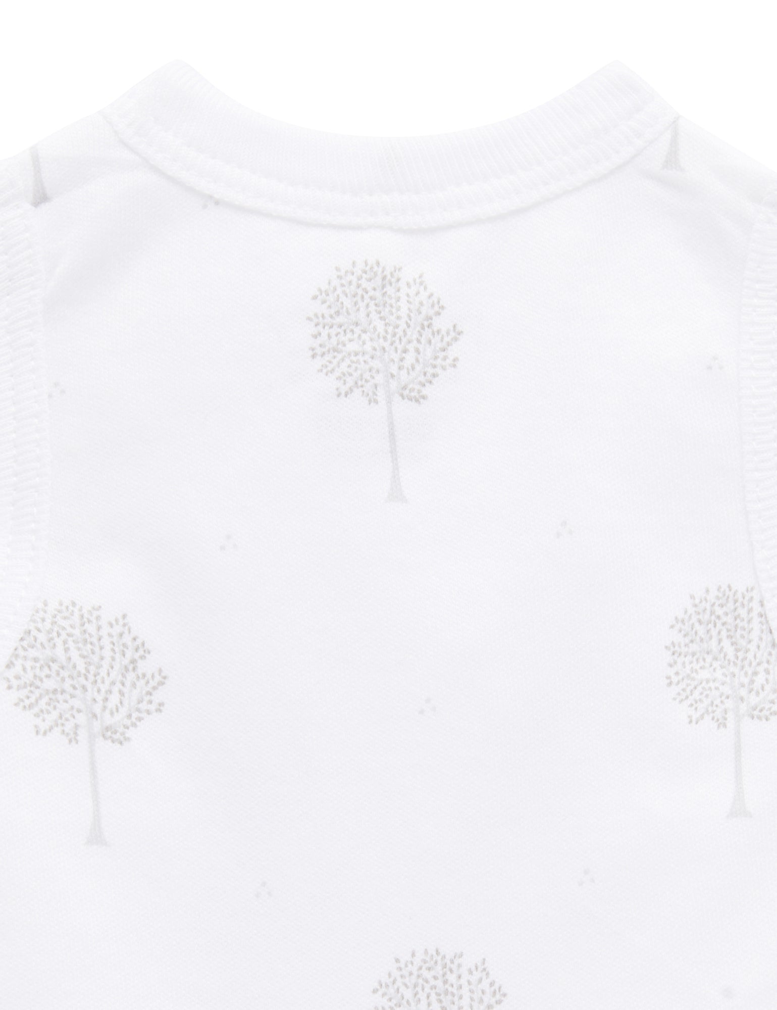 Cross Over Singlet - Pale Grey Tree
