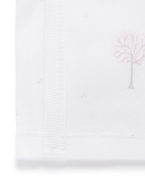 Cross Over Singlet - Pale Pink Tree