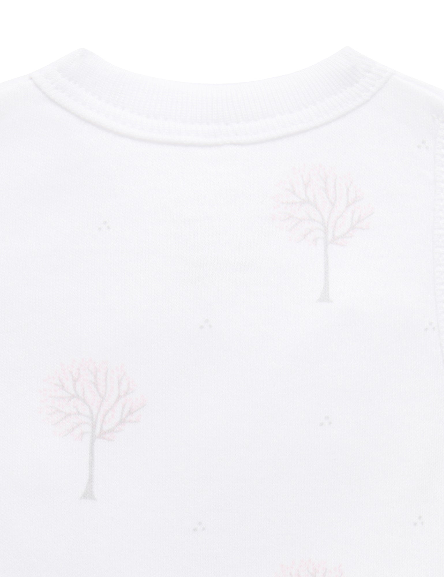 Cross Over Singlet - Pale Pink Tree