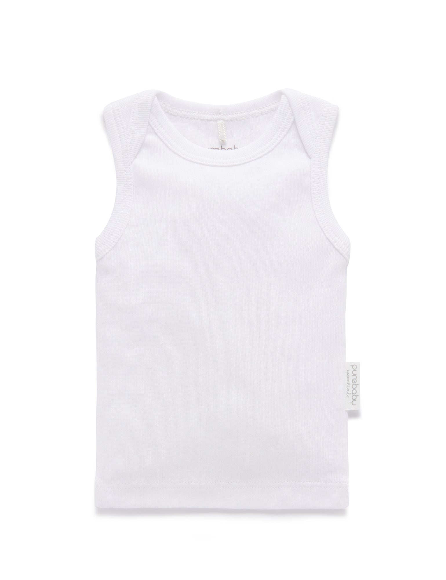 2 Pack Singlet - White