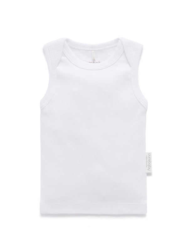 2 Pack Singlet - White