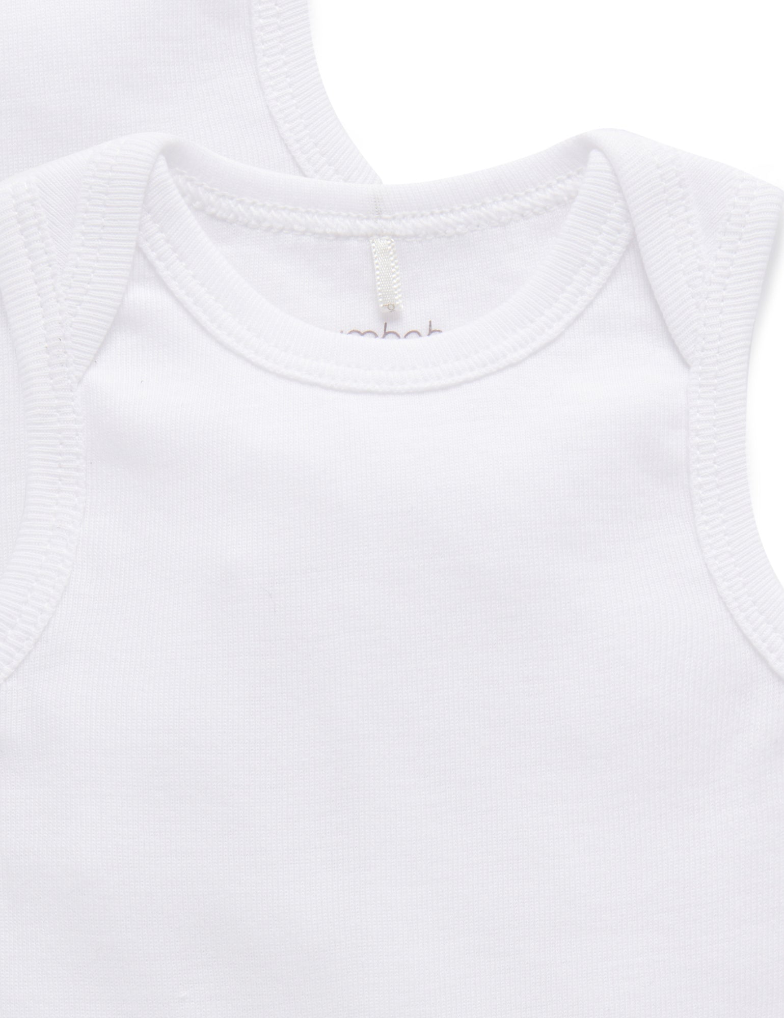 2 Pack Singlet - White
