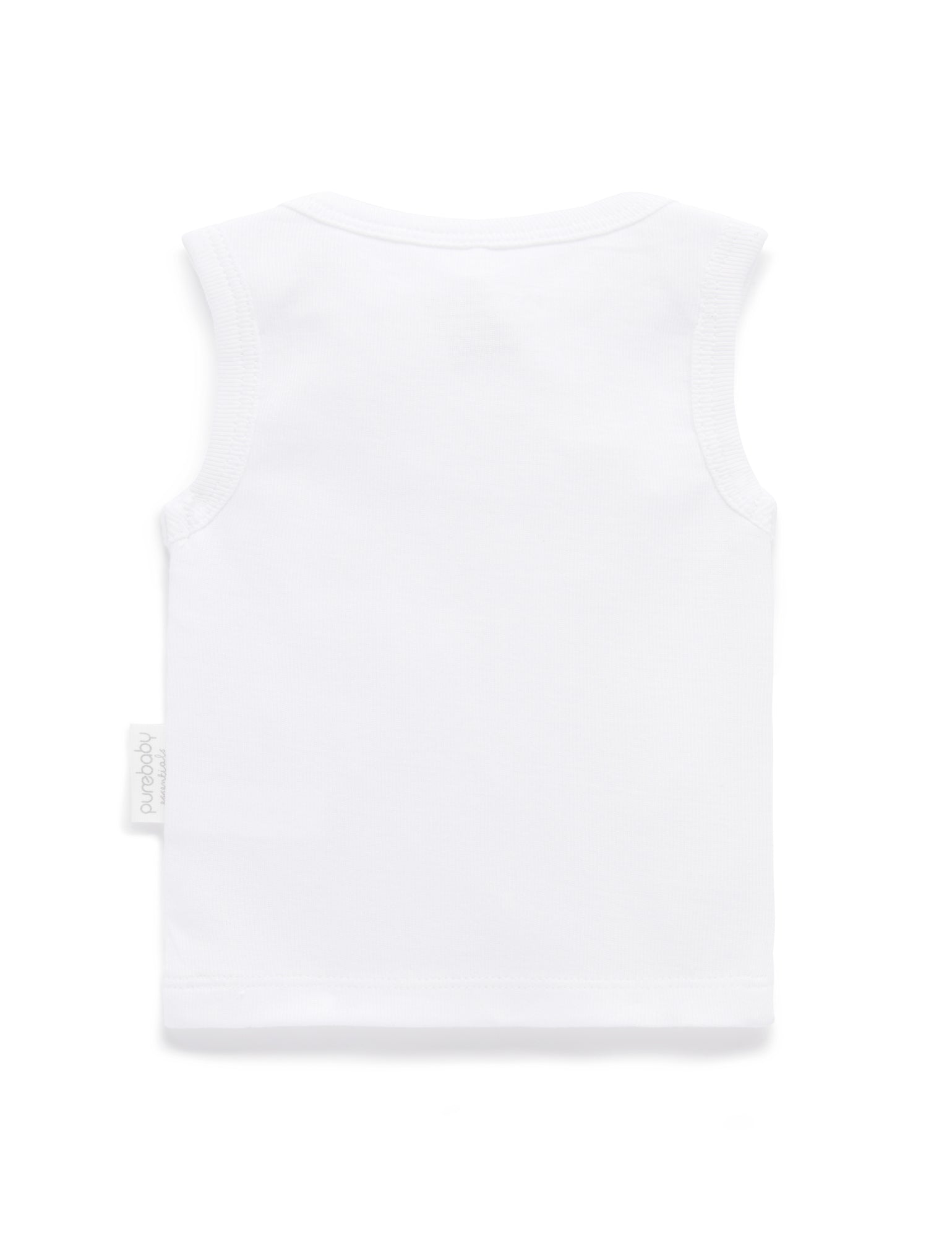 2 Pack Singlet - White