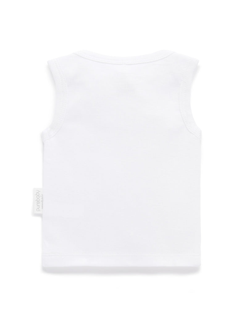 2 Pack Singlet - White