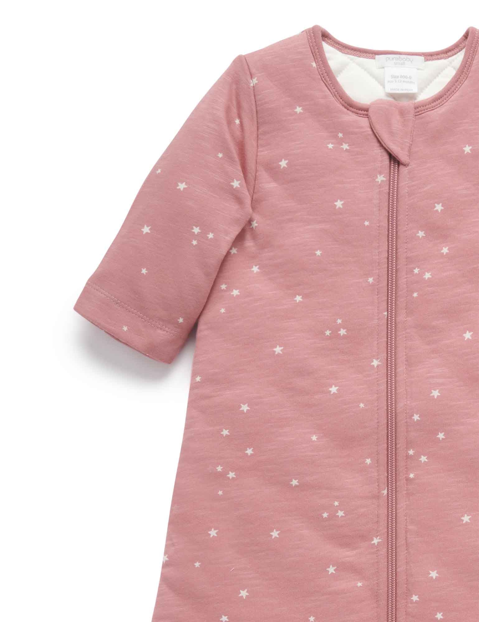 L/Slv Sleep Bag, Tog 3 - Crab Apple Starry Night Print