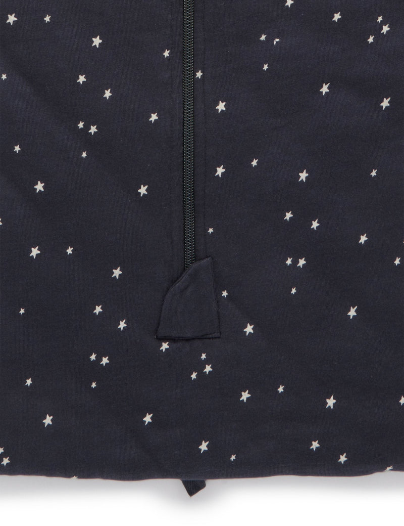 L/Slv Sleep Bag, Tog 3 - Charcoal Starry Night Print