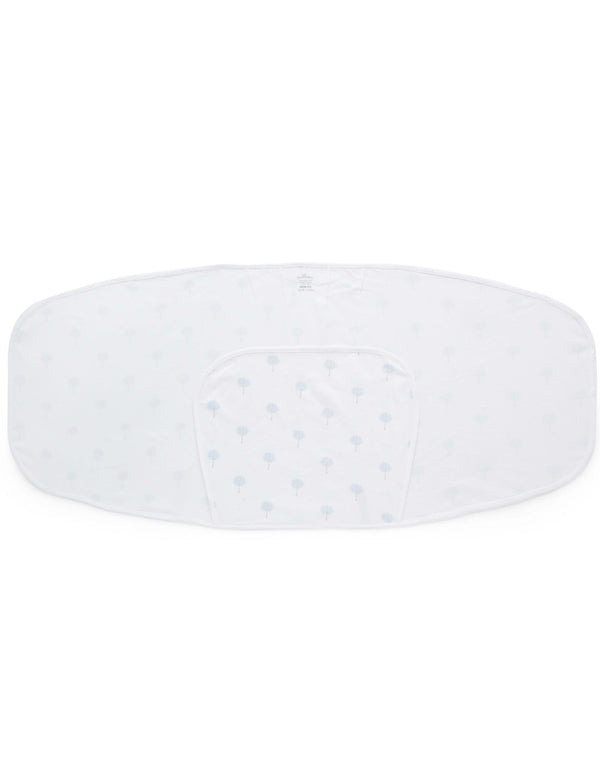 Cocoon Wrap Interlock - Pale Blue Tree