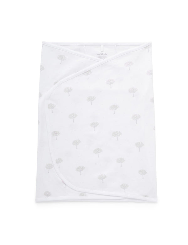 Cocoon Wrap Interlock - Pale Grey Tree