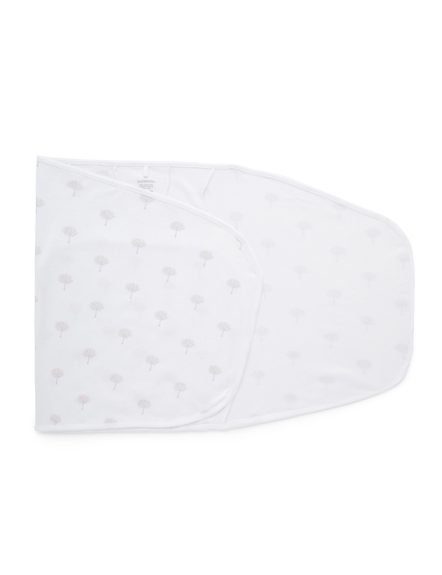 Cocoon Wrap Interlock - Pale Grey Tree
