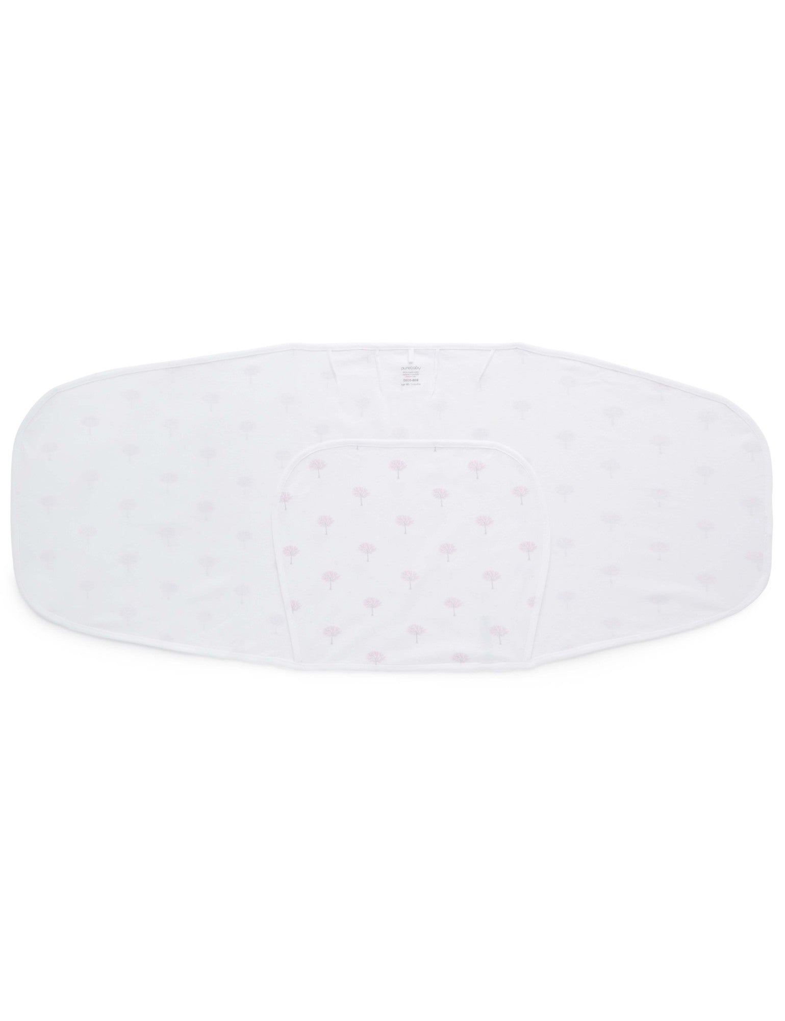 Cocoon Wrap Interlock - Pale Pink Tree