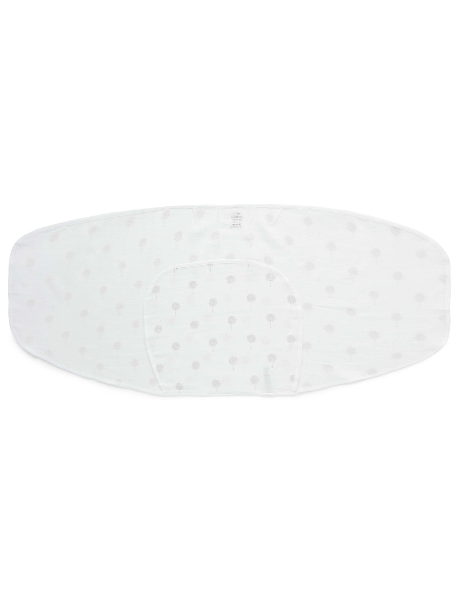 Cocoon Wrap Muslin - Pale Grey Tree