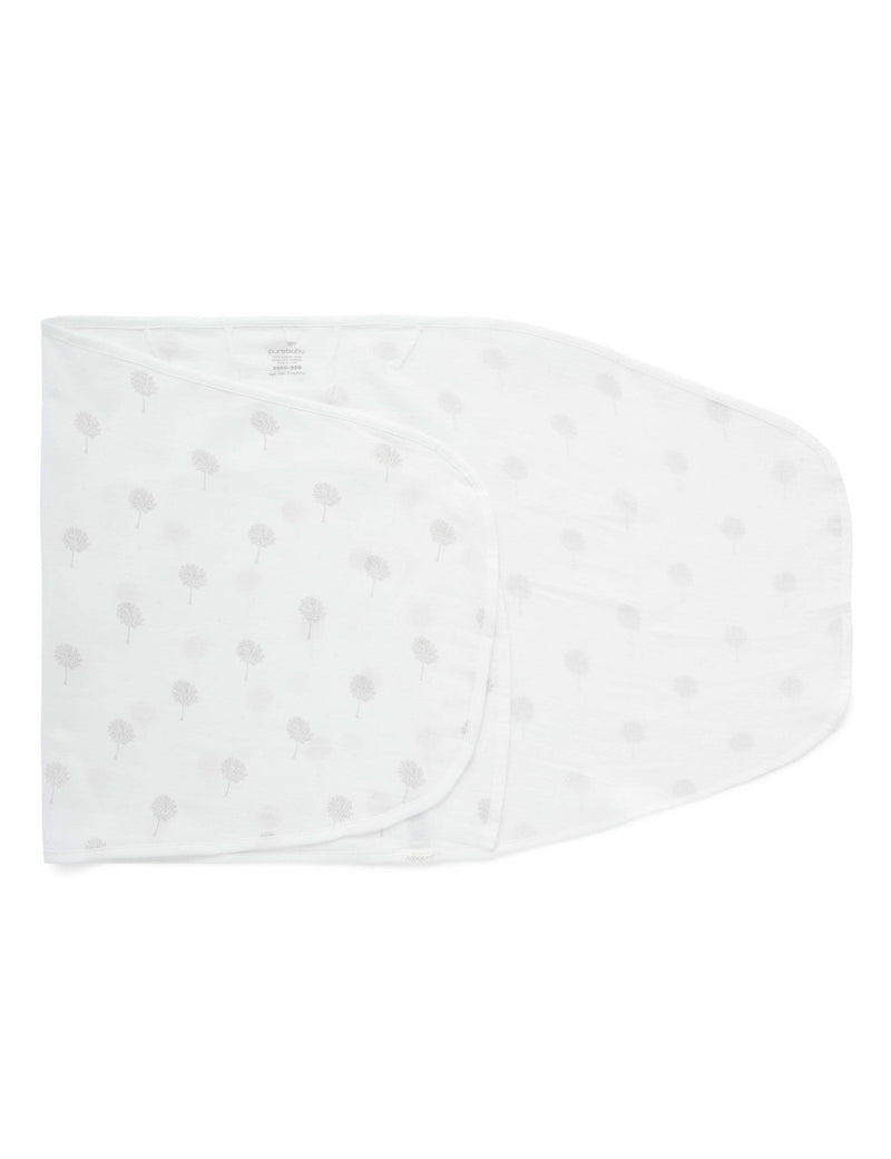 Cocoon Wrap Muslin - Pale Grey Tree