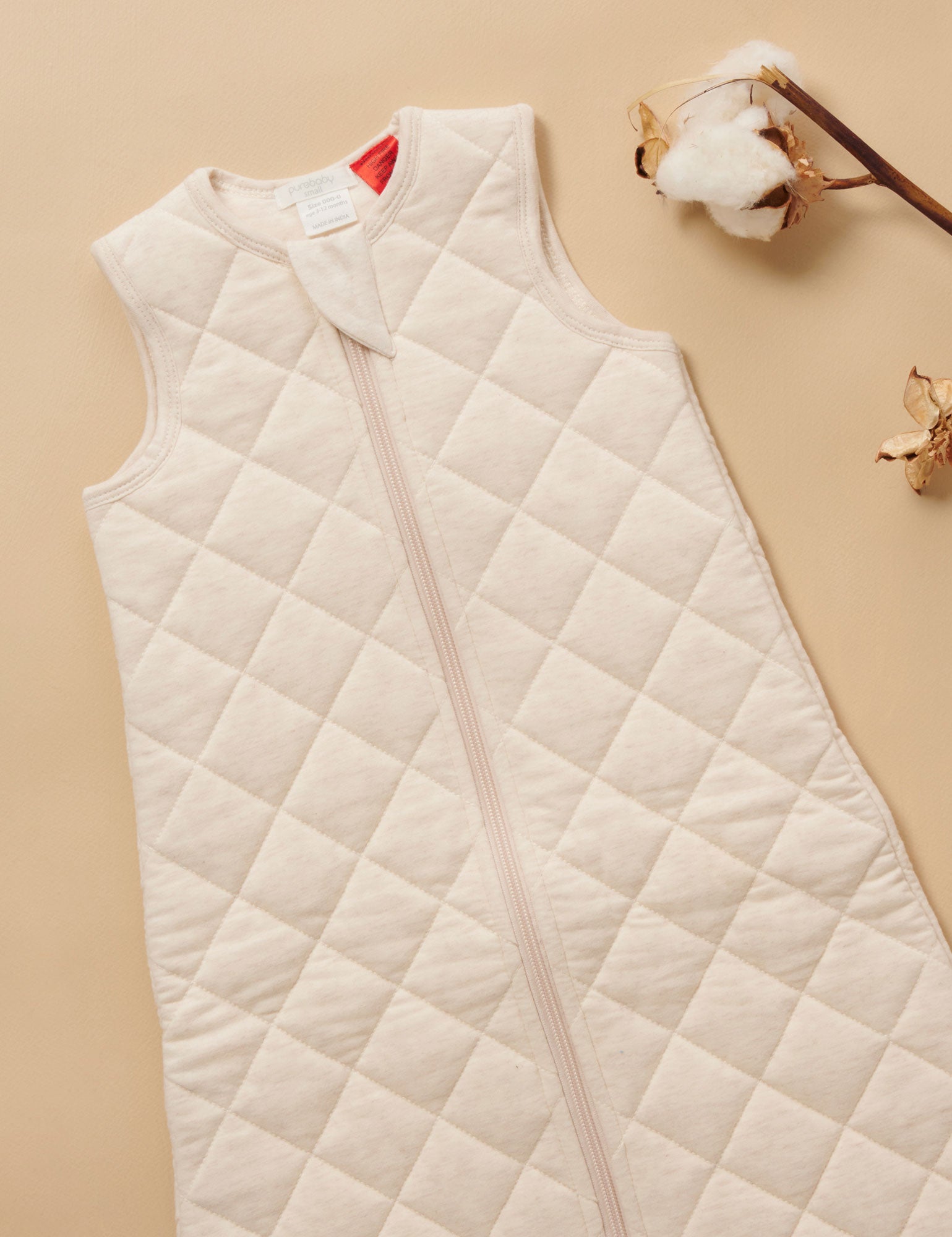 S/Less Sleepbag 2 TOG - Wheat melange