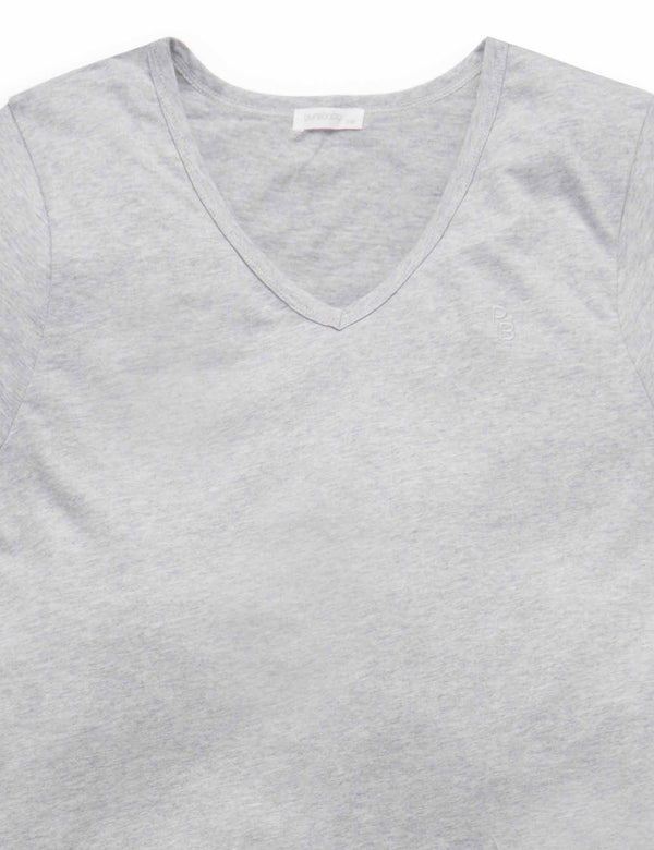 Ladies PJ set - Grey Melange
