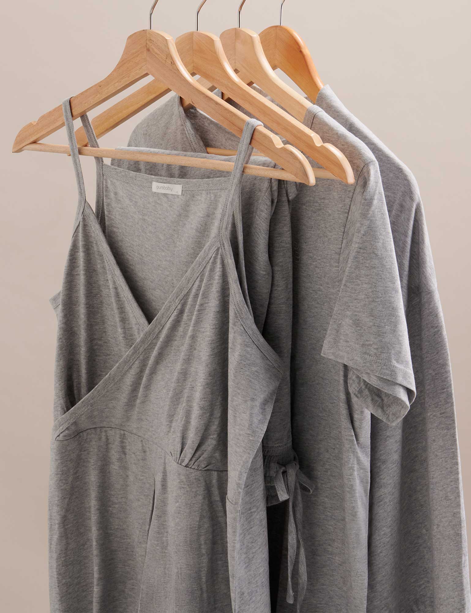 Ladies Nightie - Grey Melange