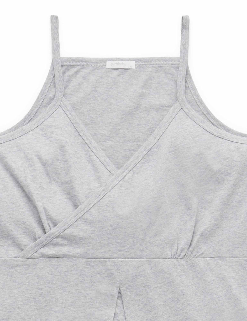Ladies Nightie - Grey Melange