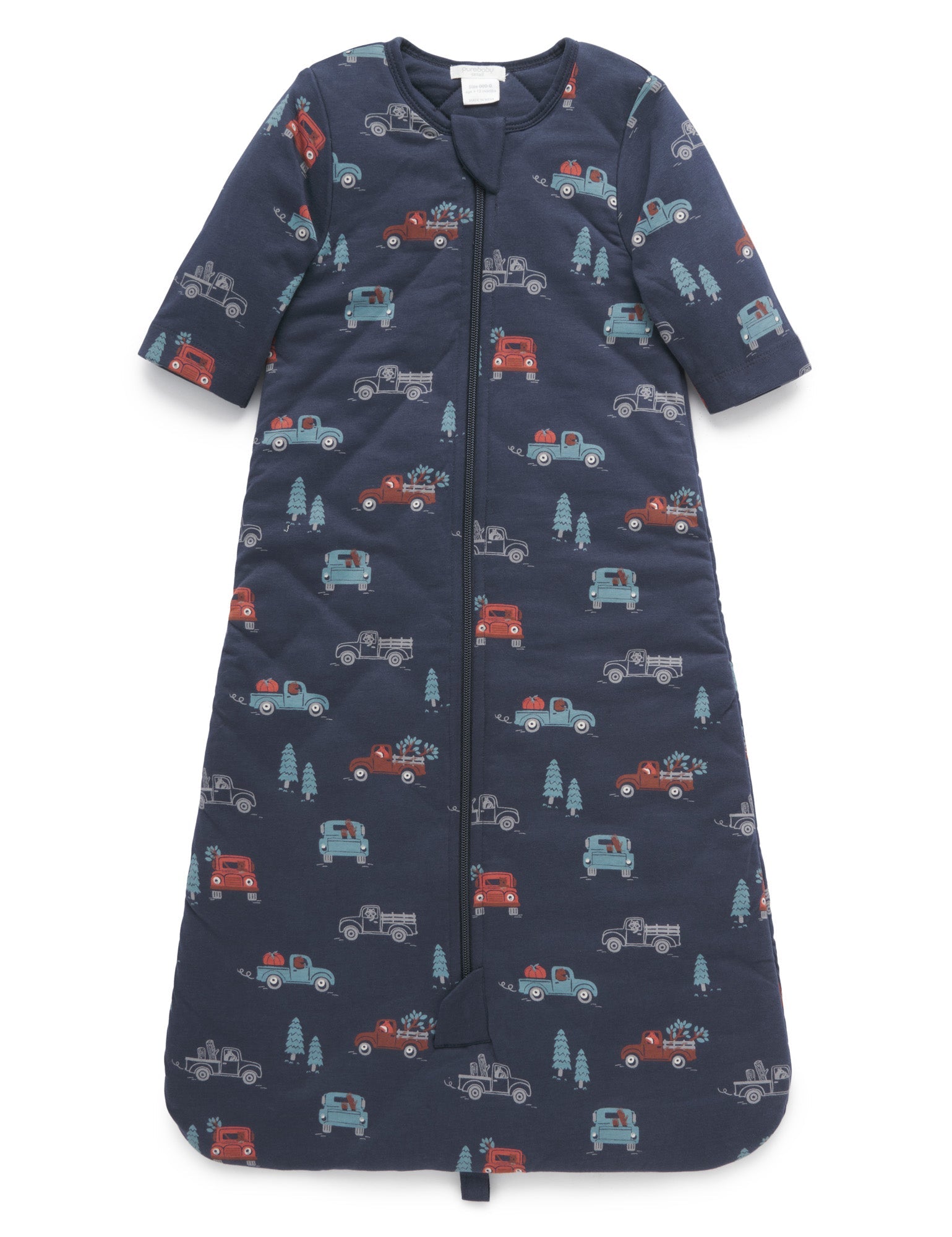 L/slv Sleep Bag, TOG 3 - Busy Truck Print