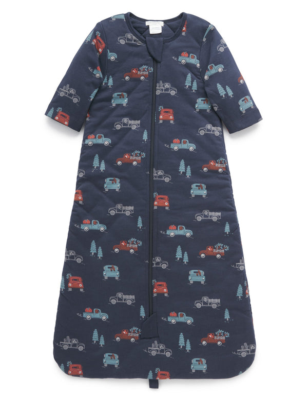 L/slv Sleep Bag, TOG 3 - Busy Truck Print