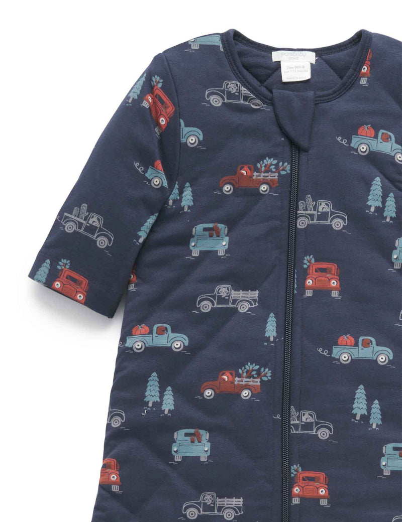 L/slv Sleep Bag, TOG 3 - Busy Truck Print