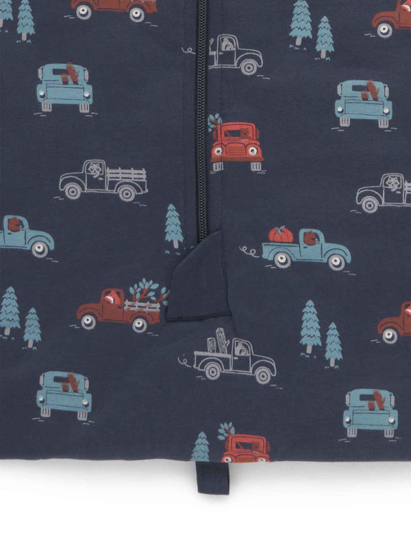 L/slv Sleep Bag, TOG 3 - Busy Truck Print