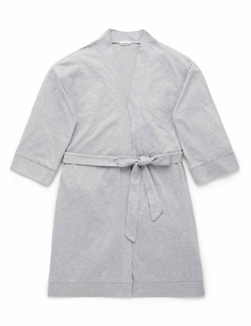 Ladies robe - Grey Melange