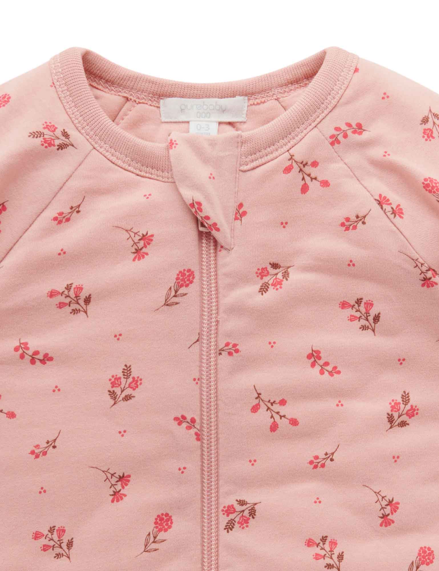 Comfort Suit, TOG 2 - Berry Leaves Print