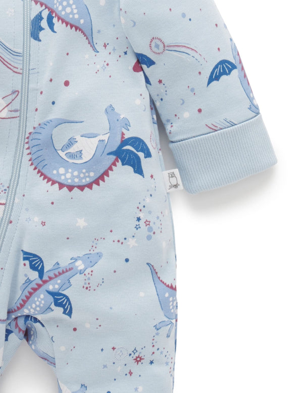 Rib Footless Onesie - Dragon Dreams
