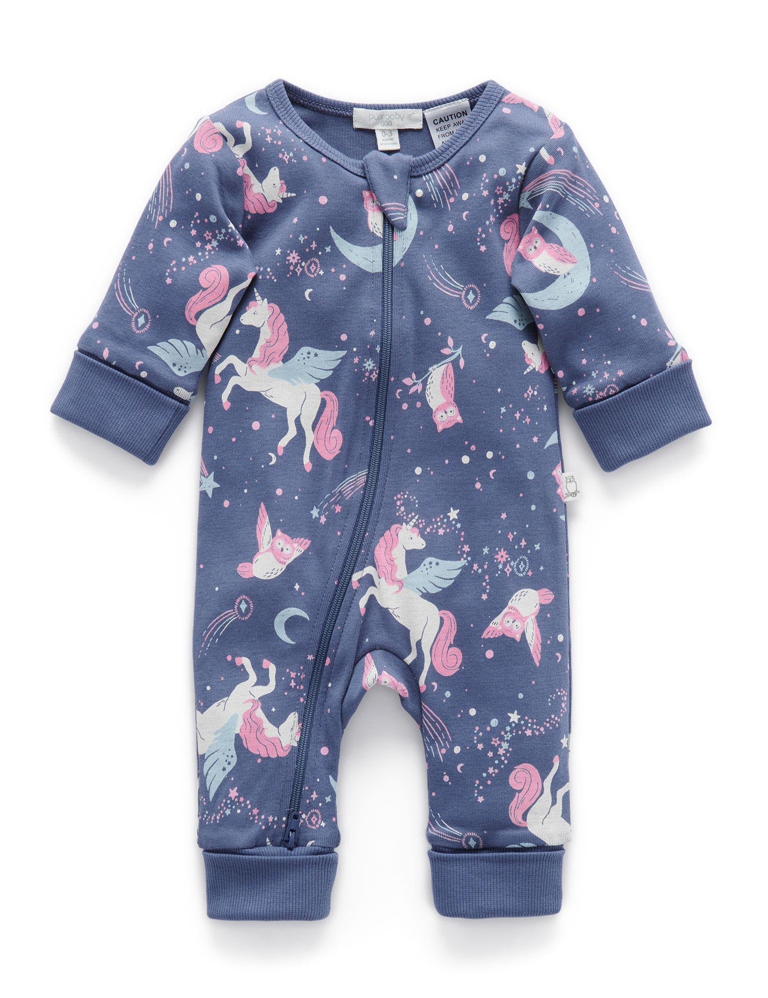 Rib Footless Onesie - Magic Spell
