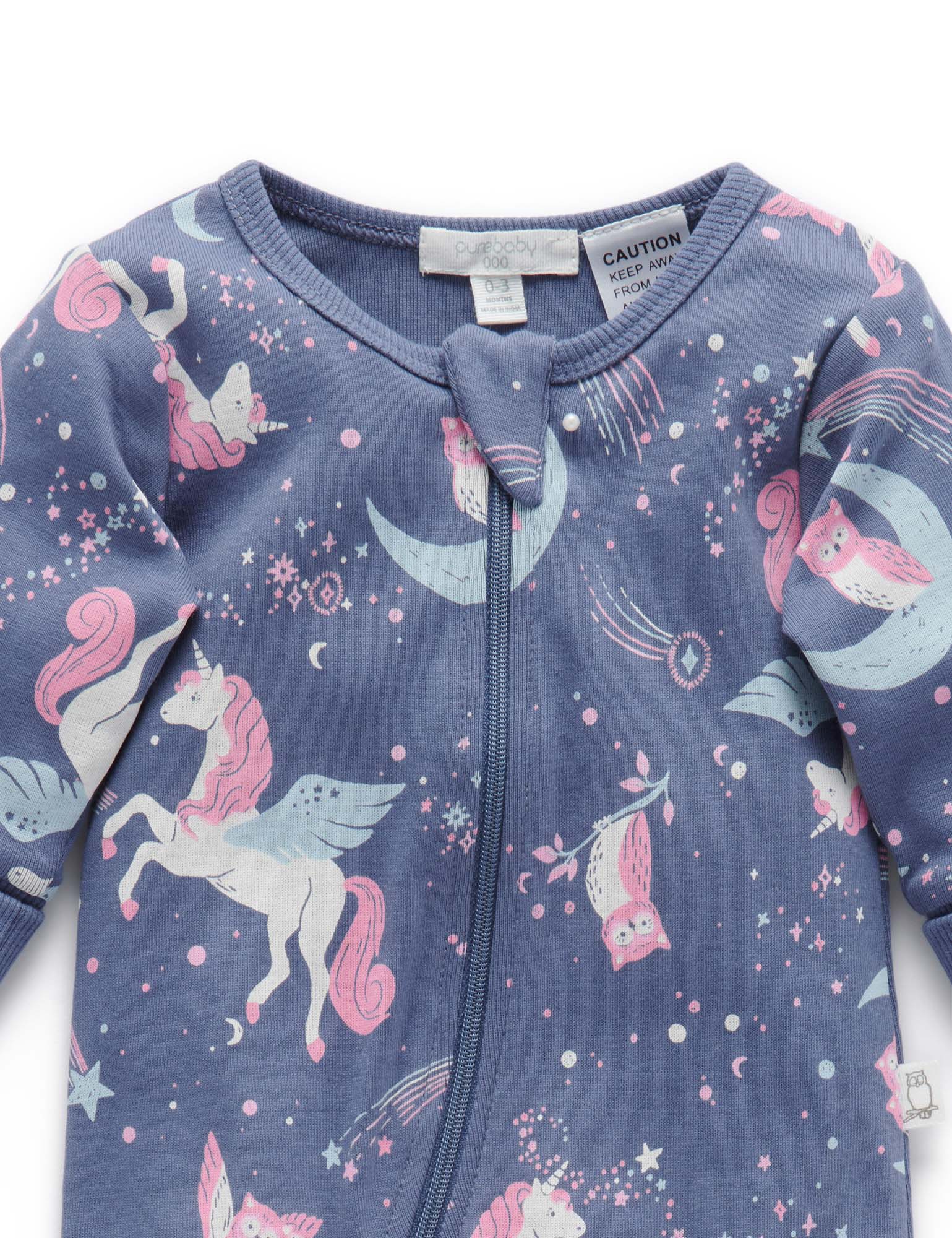 Rib Footless Onesie - Magic Spell