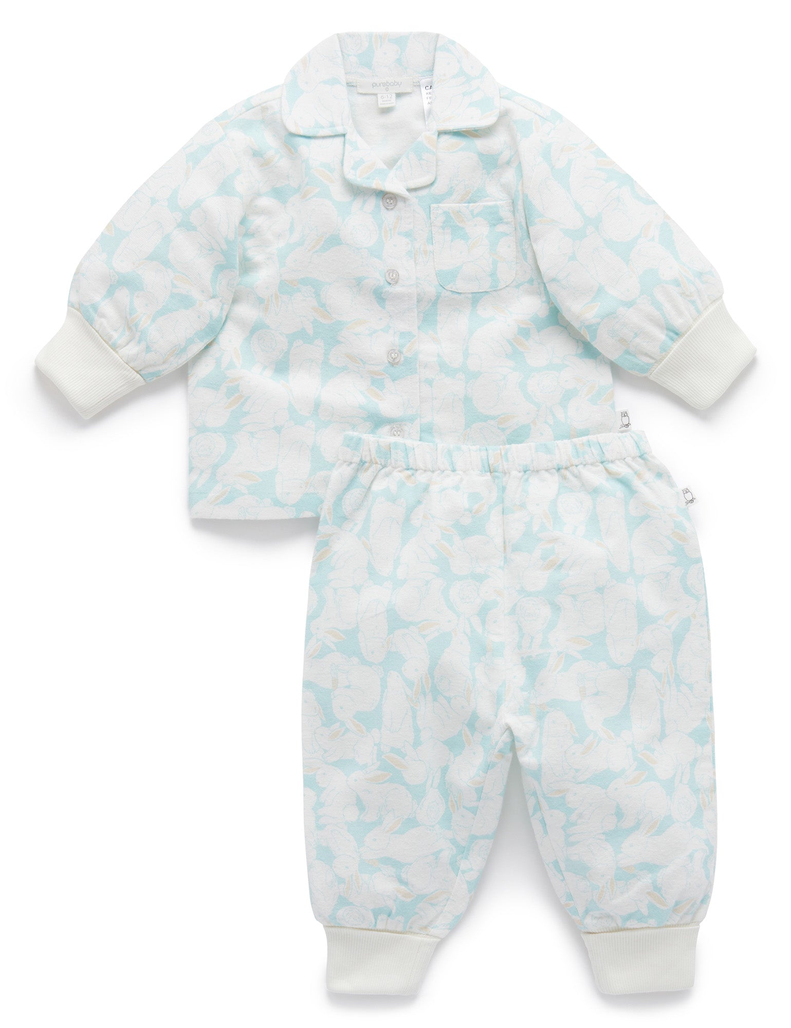 Flannelette PJ Set - Hop To It