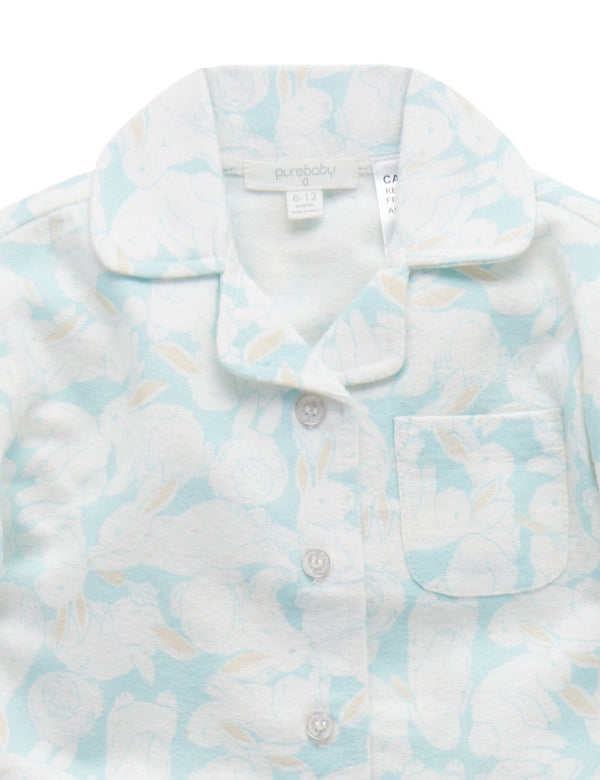 Flannelette PJ Set - Hop To It