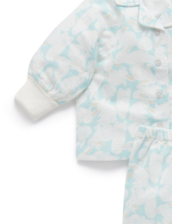 Flannelette PJ Set - Hop To It