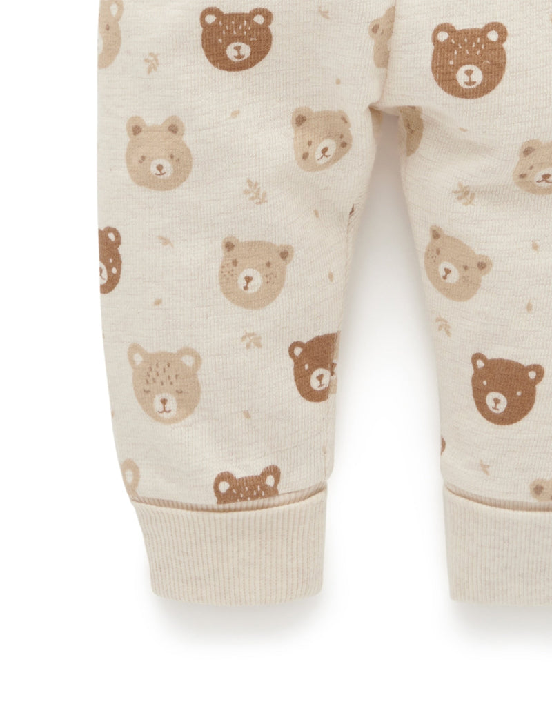 L/sleeve PJ Set - Sleep Bear Heads