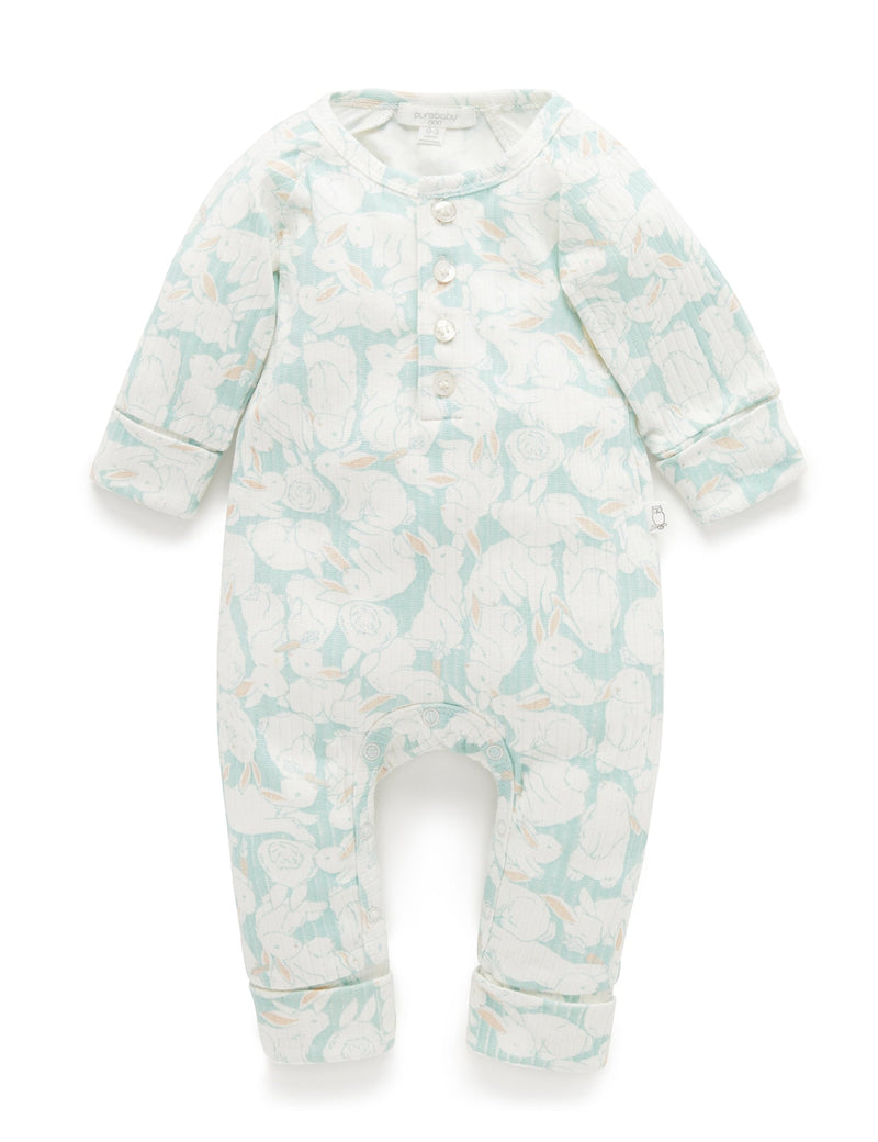Henley Footless Onesie - Hop To It