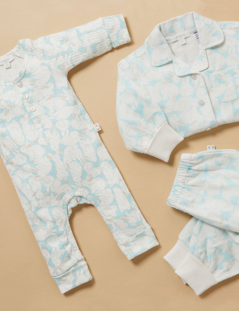 Henley Footless Onesie - Hop To It