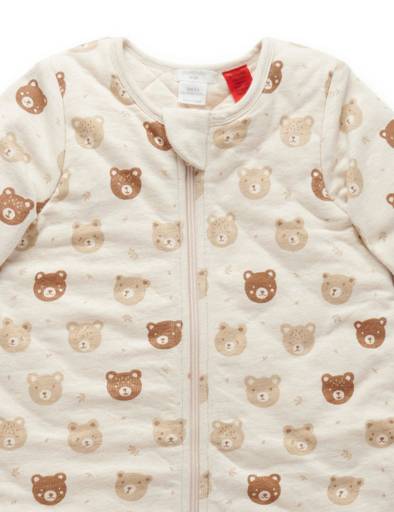 L/Sleeve Sleep Bag, TOG 3.0 - Sleep Bear Heads