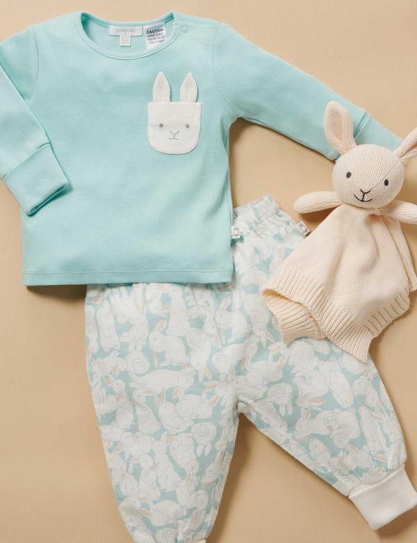 Mixed Flannelette PJ Set - Hop To It